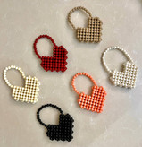 کیف دستی مرواریدی مهرهای