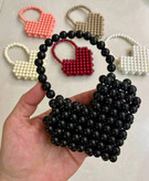 کیف دستی مرواریدی مهرهای